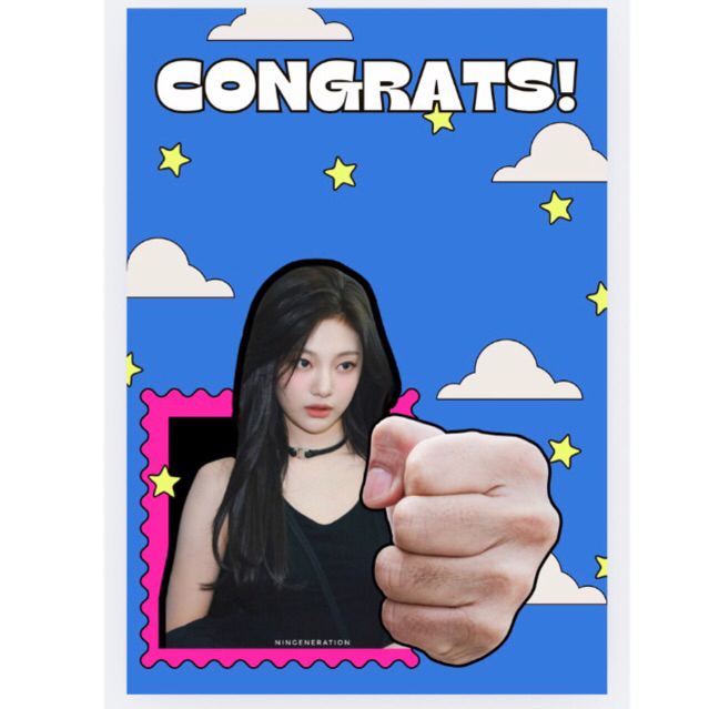 

CANDY LOLLIPOP HOLDING CARD CUSTOM GIFT