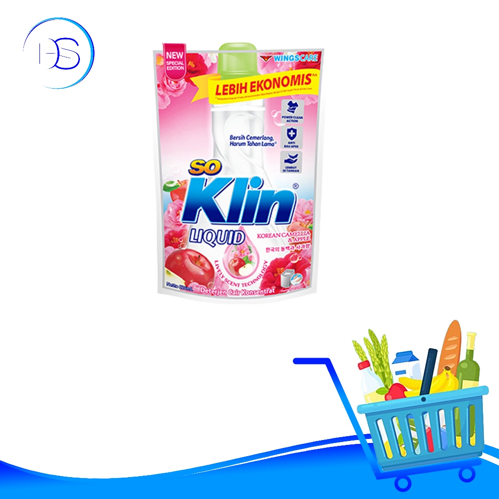 SO KLIN DETERGENT CAIR KOREAN CAMELLIA 525ML / SOKLIN DETERGENT CAIR KOREAN CAMELLIA 525ML