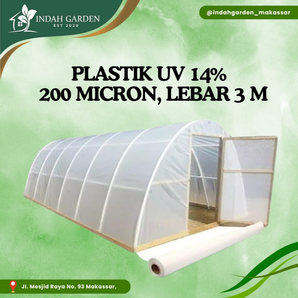 PLASTIK UV Hercules 14% 200 MICRON LEBAR 3M - PERMETER