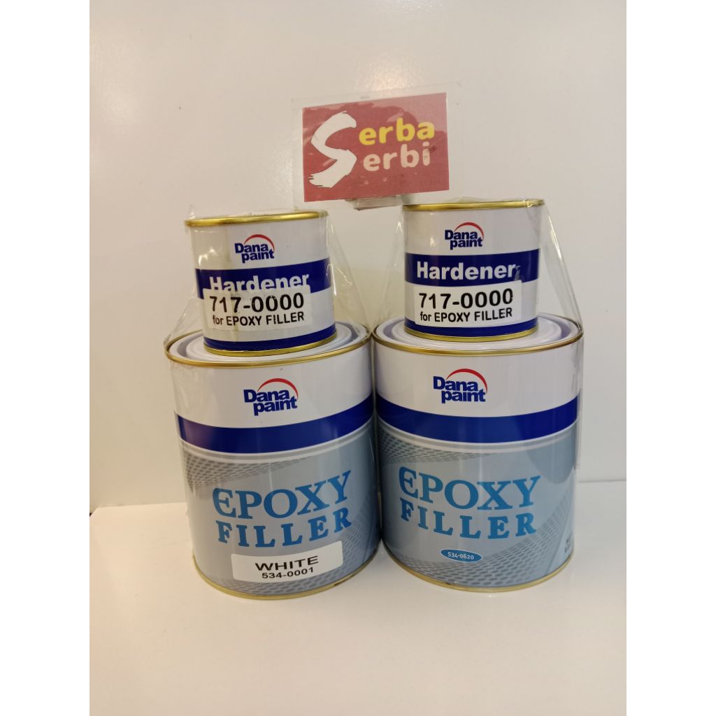 *1LTR SET EPOXY FILLER DANAGLOSS*Cat dasar Hardener
