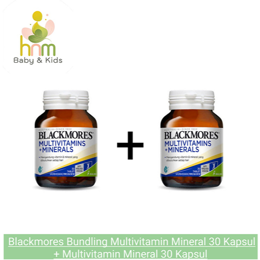 Blackmores Bundling Multivitamin Mineral 30 Kapsul + Multivitamin Mineral 30 Kapsul