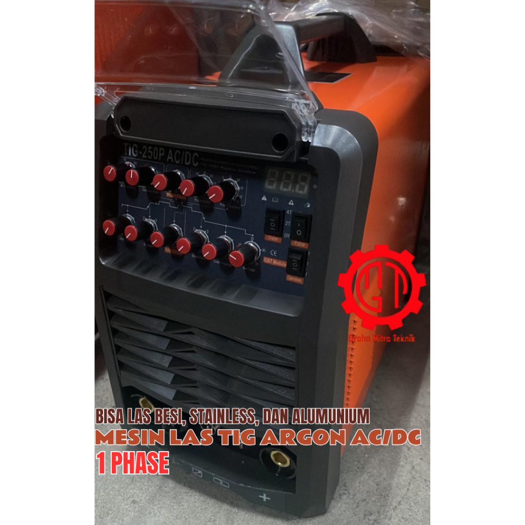 Mesin Las Tig Argon AC/DC 200P Bisa Untuk Las Besi, Stainless, dan Alumunium