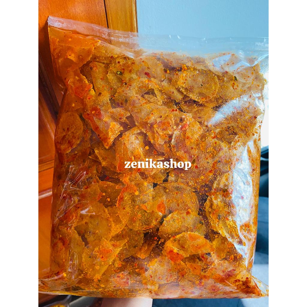 

kripca/keripik kaca 1kg pedas daun jeruk
