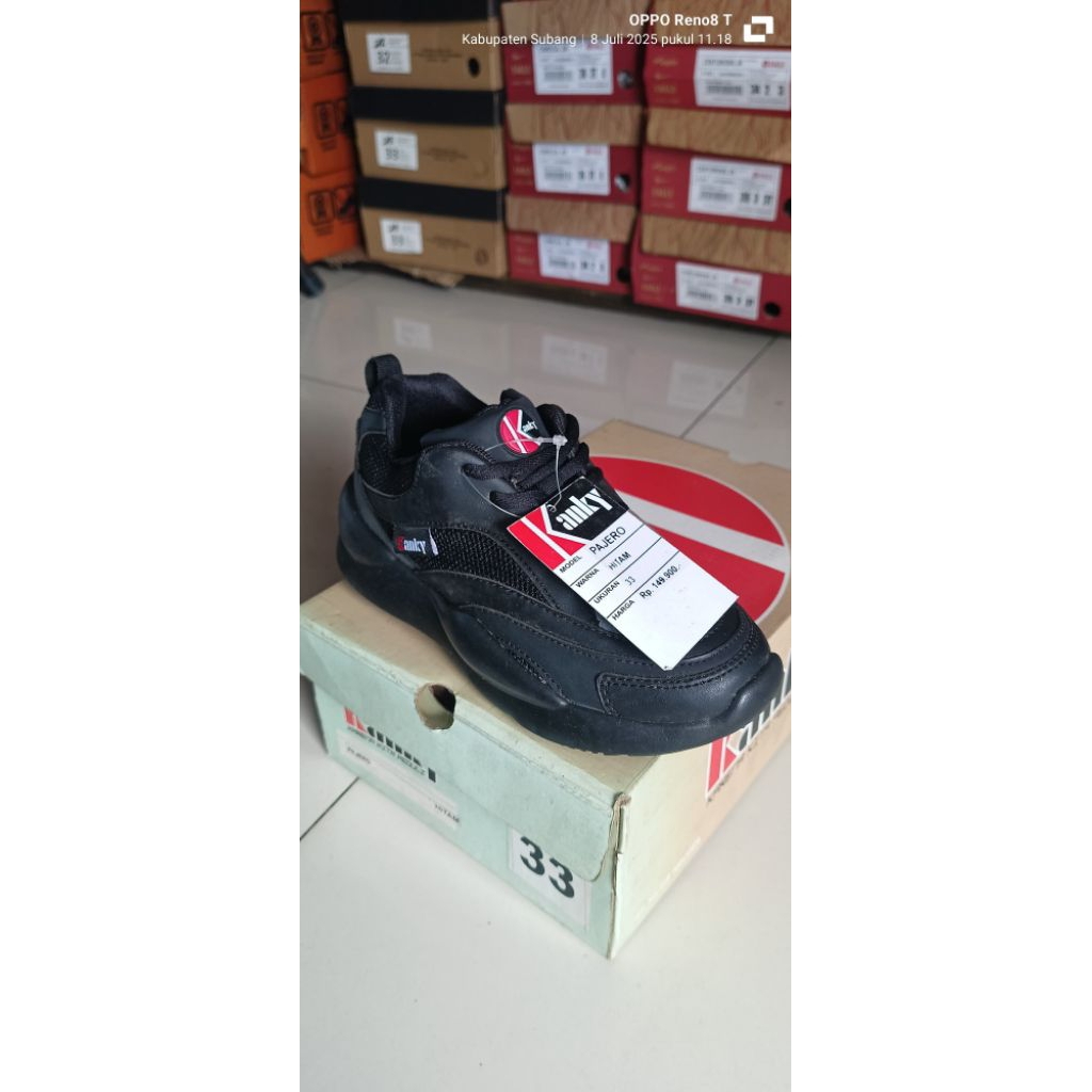 Sepatu Sekolah Anak Laki-Laki Sepatu Kanky