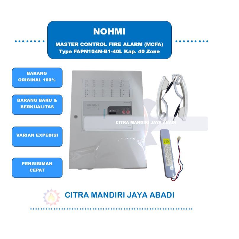MCFA Panel 40 Zone merk Nohmi