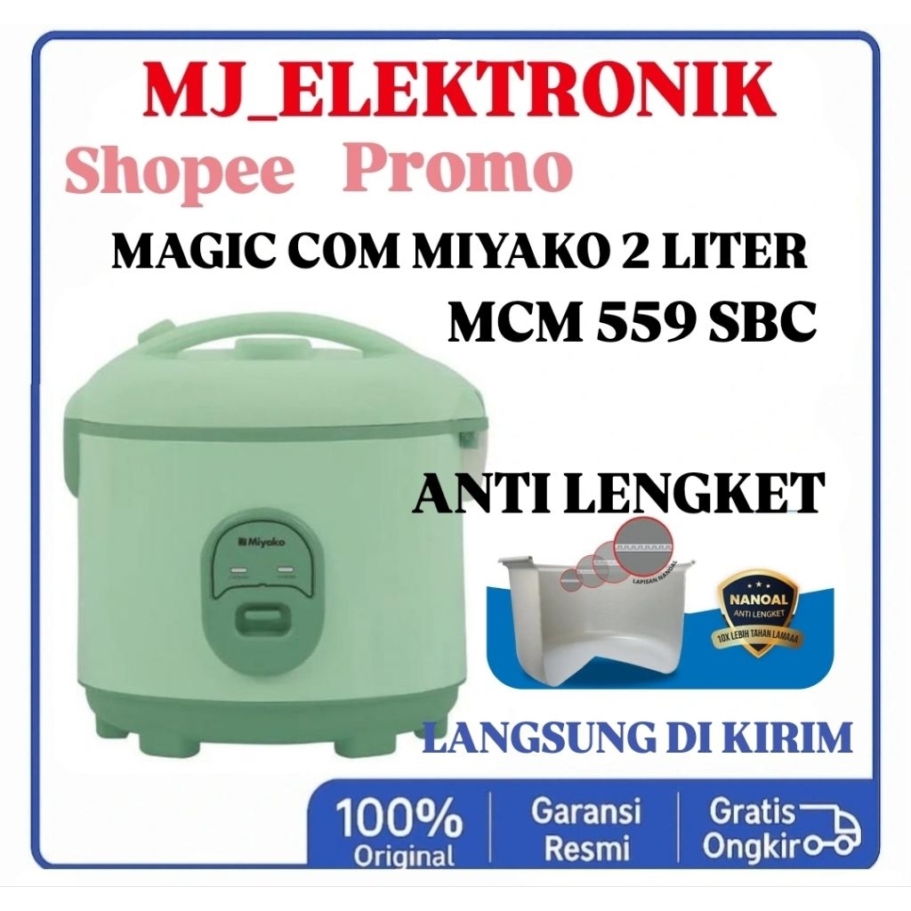 MAGIC COM MIYAKO 2 LITER