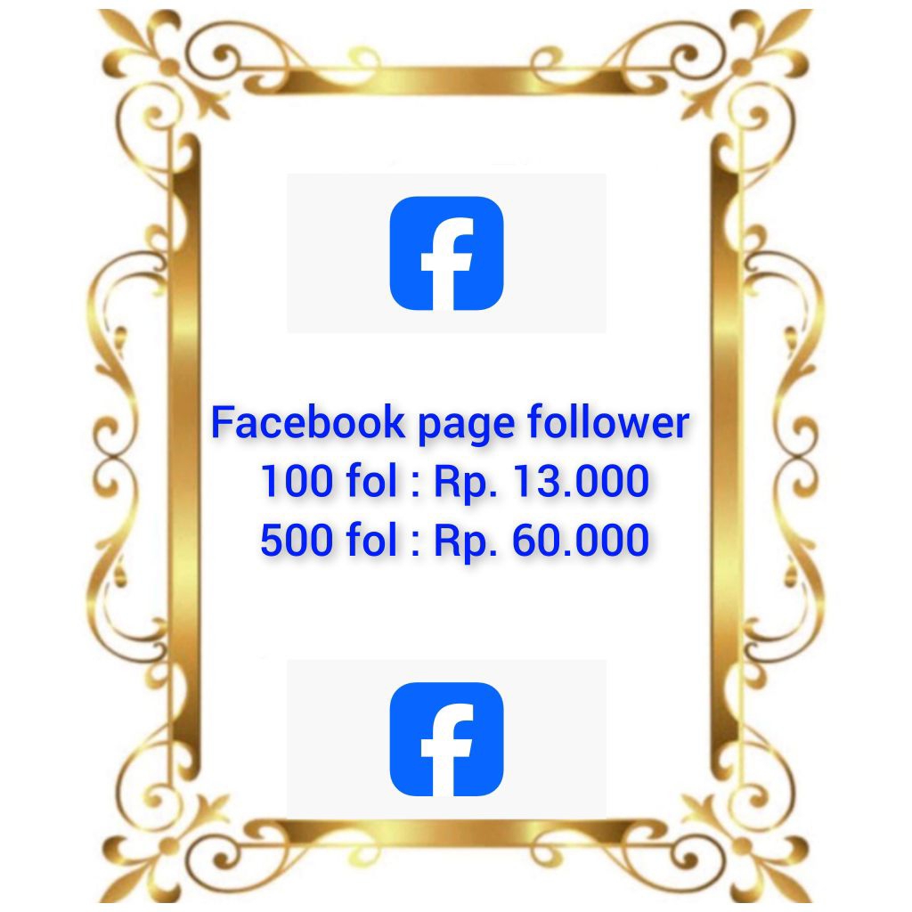 FACEBOOK FOLLOWER FACEBOOK FANPAGE PENGIKUT FACEBOOK