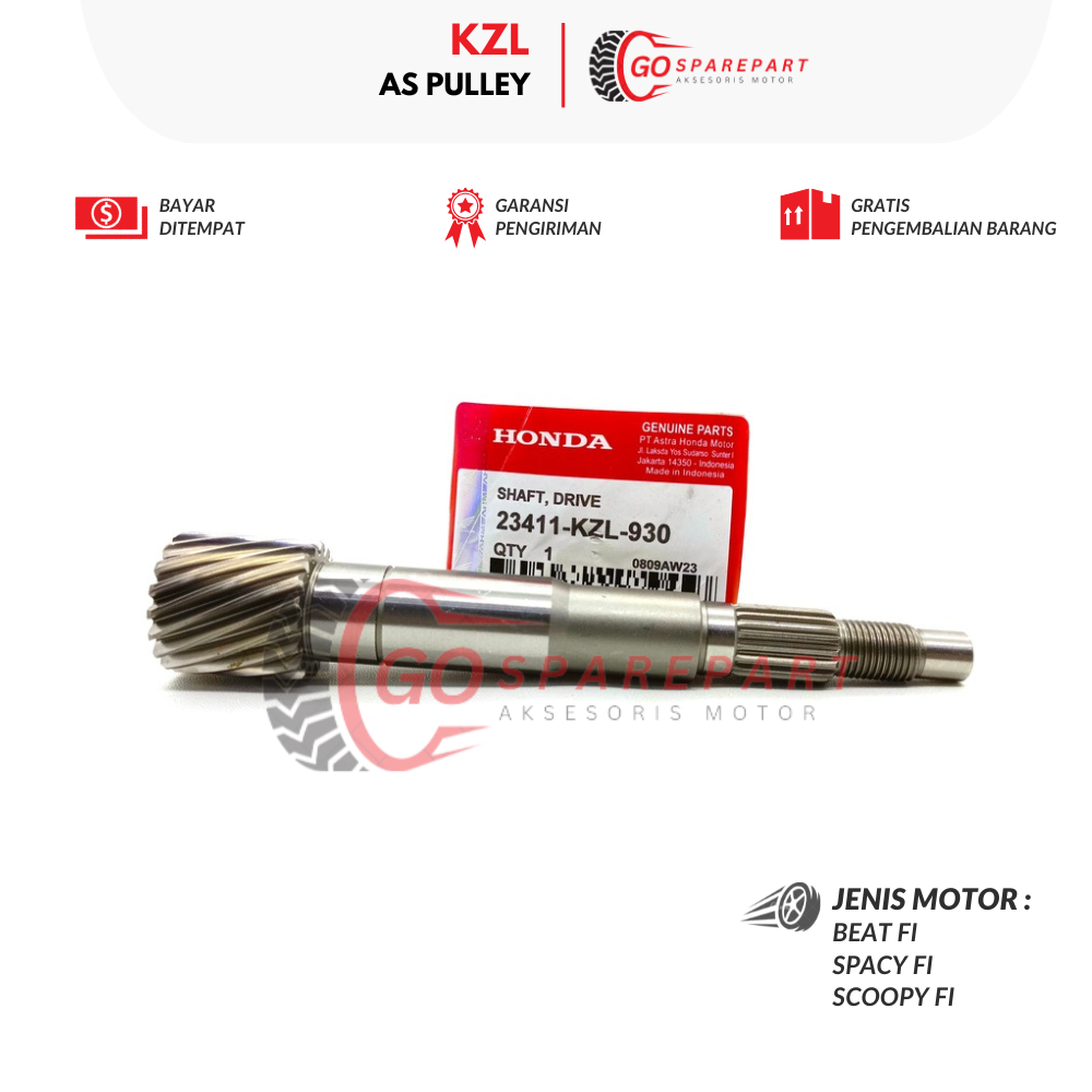 KZL AS PULLEY HONDA BEAT FI / PULLEY PENGGERAK MOTOR SCOOPY / PULLEY AS / PULLEY DIAMETER / PULLEY V