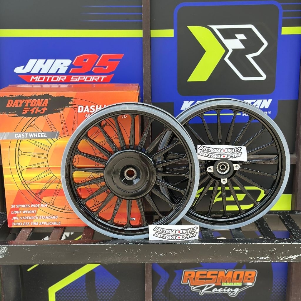 VELG DAYTONA ORIGINAL JAPAN P20 RING-14 MATIC HONDA BEAT/SCOOPY/GENIO/VARIO/125/150/160/STYLO