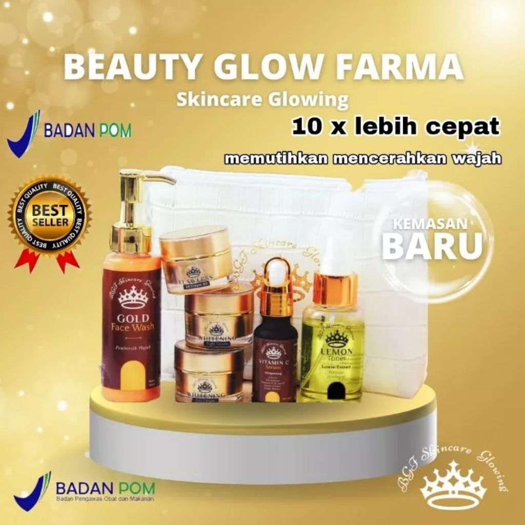 Beauty Glow Farma Skincare Lipossom (Kemasan GOLD)