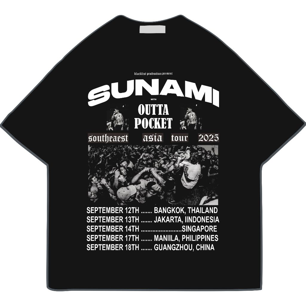 Outta Pocket Outsiders Tour 2025 T-Shirt Sunami