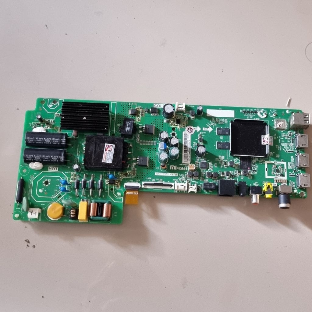 Mobo Motherboard Mesin TV LCD LED TV Smart TV Xiaomi Redmi 43 inch tipe L43M6-E1 cabutan normal sesu
