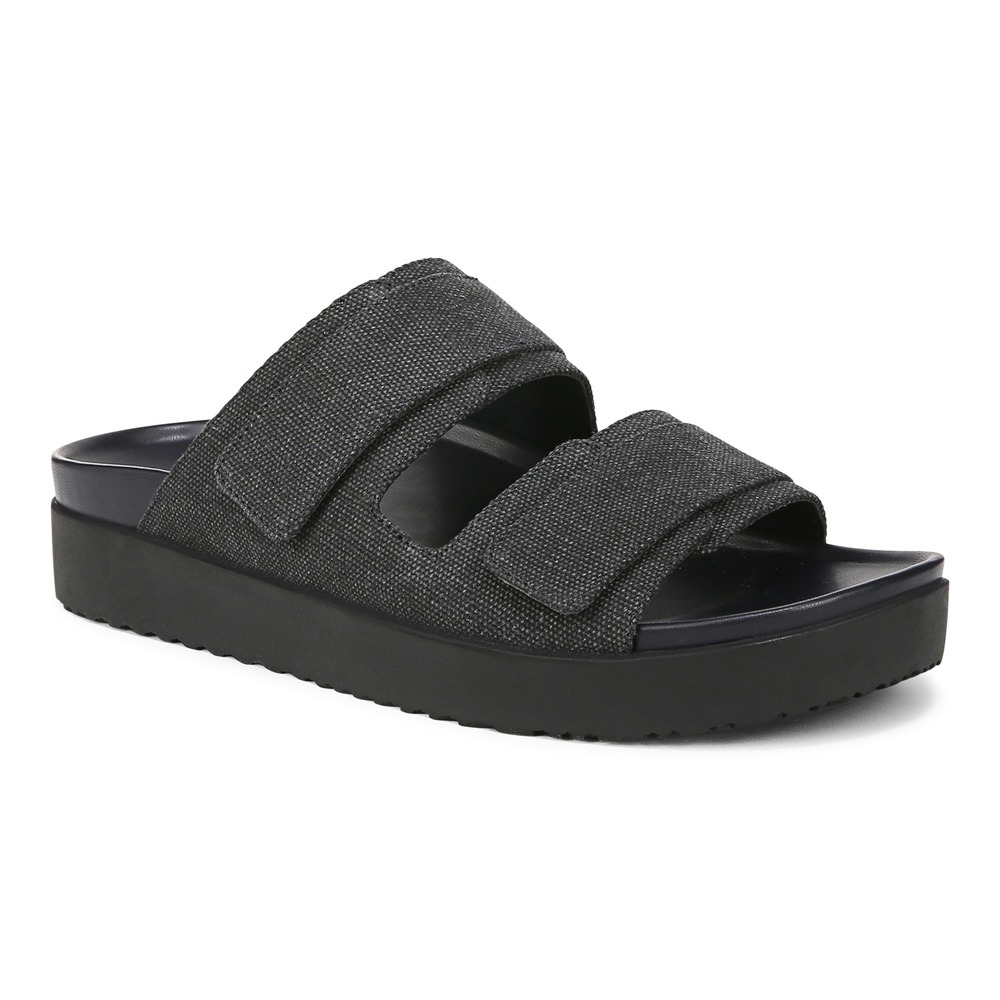 Vionic Riviera Black Sandal Wanita
