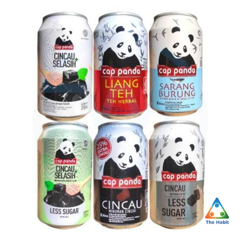 

(The Habit) Cap Panda Bird nest / Cincau Cap Panda Kaleng Isi 310 ML