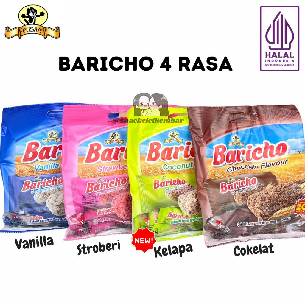 

BUNDLE GET 4 PACKAGE PUSAN MIX BARICHO SNACK SEREAL OAT RASA COKELAT STROBERI VANILLA Food