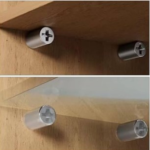 Ambalan Bulat Besi / Sekrup Siku Penyangga Rak Lemari / Ambalan Penyangga Rak Kabinet / Ambalan Besi