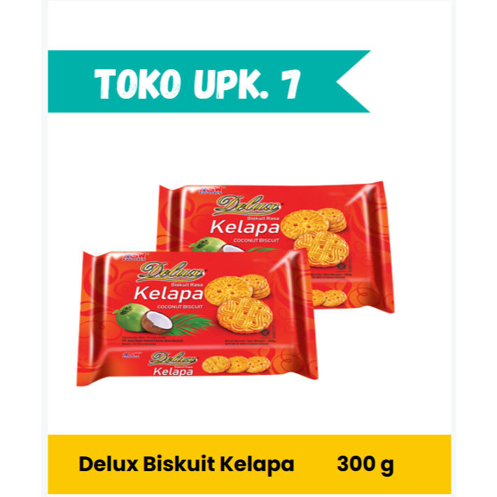 

Delux Biskuit Kelapa ASW Foods 300 g
