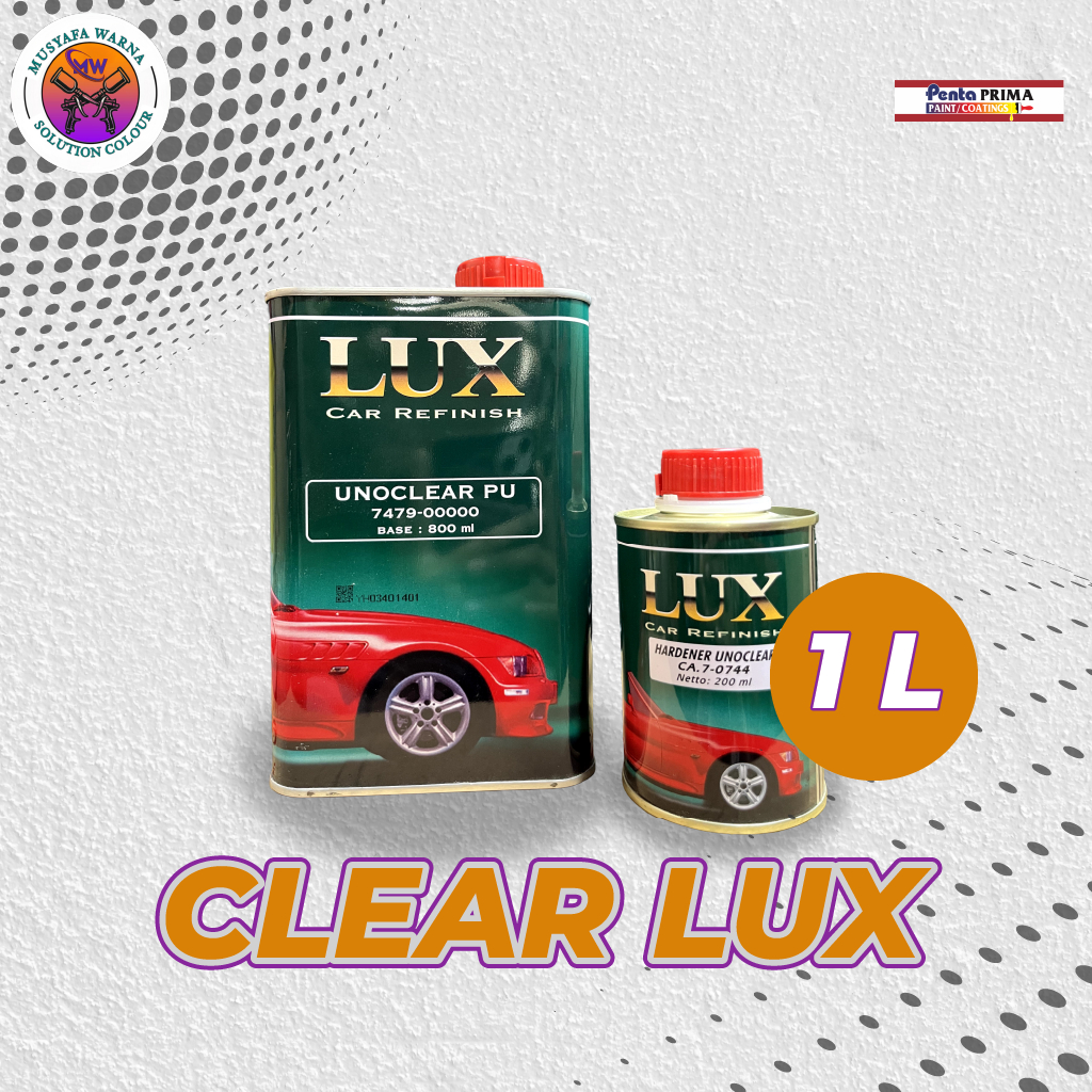 Clear Coat - LUX Unoclear PU Gloss