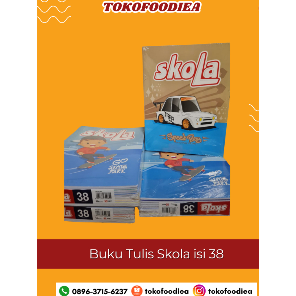 

Buku Tulis Merk Skola isi 38 Lembar 10 buku Buku Sekolah Anak Laki dan Perempuan | Tokofoodiea
