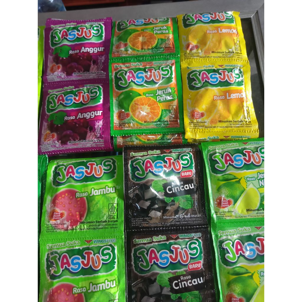 

Jasjus all varian 1 renceng @10 sachet