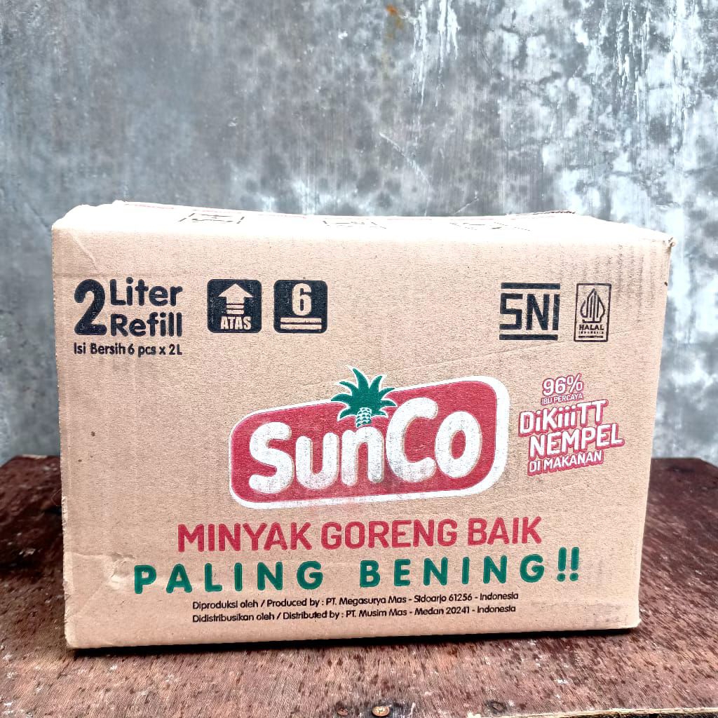 

MINYAK GORENG SUNCO REFILL 2L/KARTON ISI 6 PCS