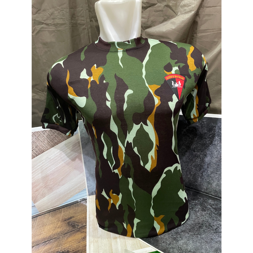 Kaos Loreng Brimob - Kaos Loreng - Kaos Army - Kaos Loreng Brimob - Kaos Brimob