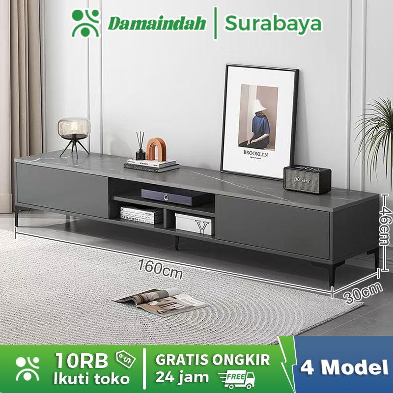 Damaindah Meja TV 160cm/Rak TV/Lemari TV/Meja TV Kayu/Meja TV Minimalis Modern