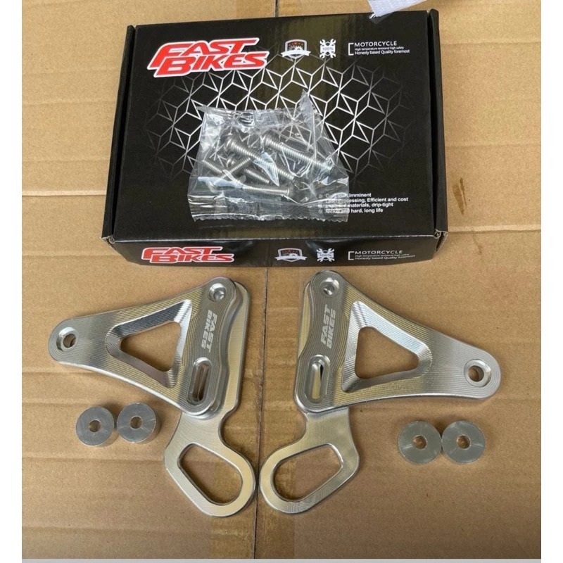 BREKET KUPINGAN LAMPU BULAT MODEL NINJA CNC FAST BIKES UNIVERSAL