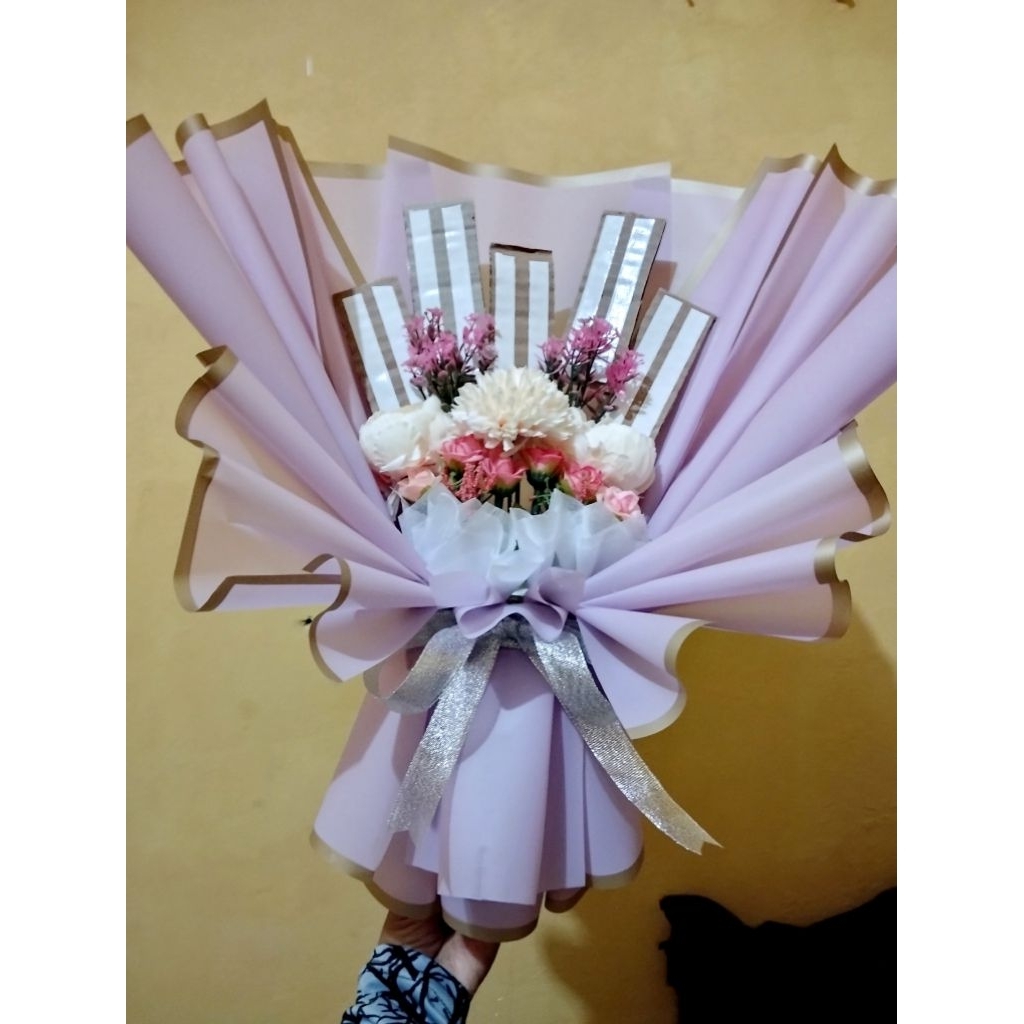 

buket bunga coklat (kosongan)