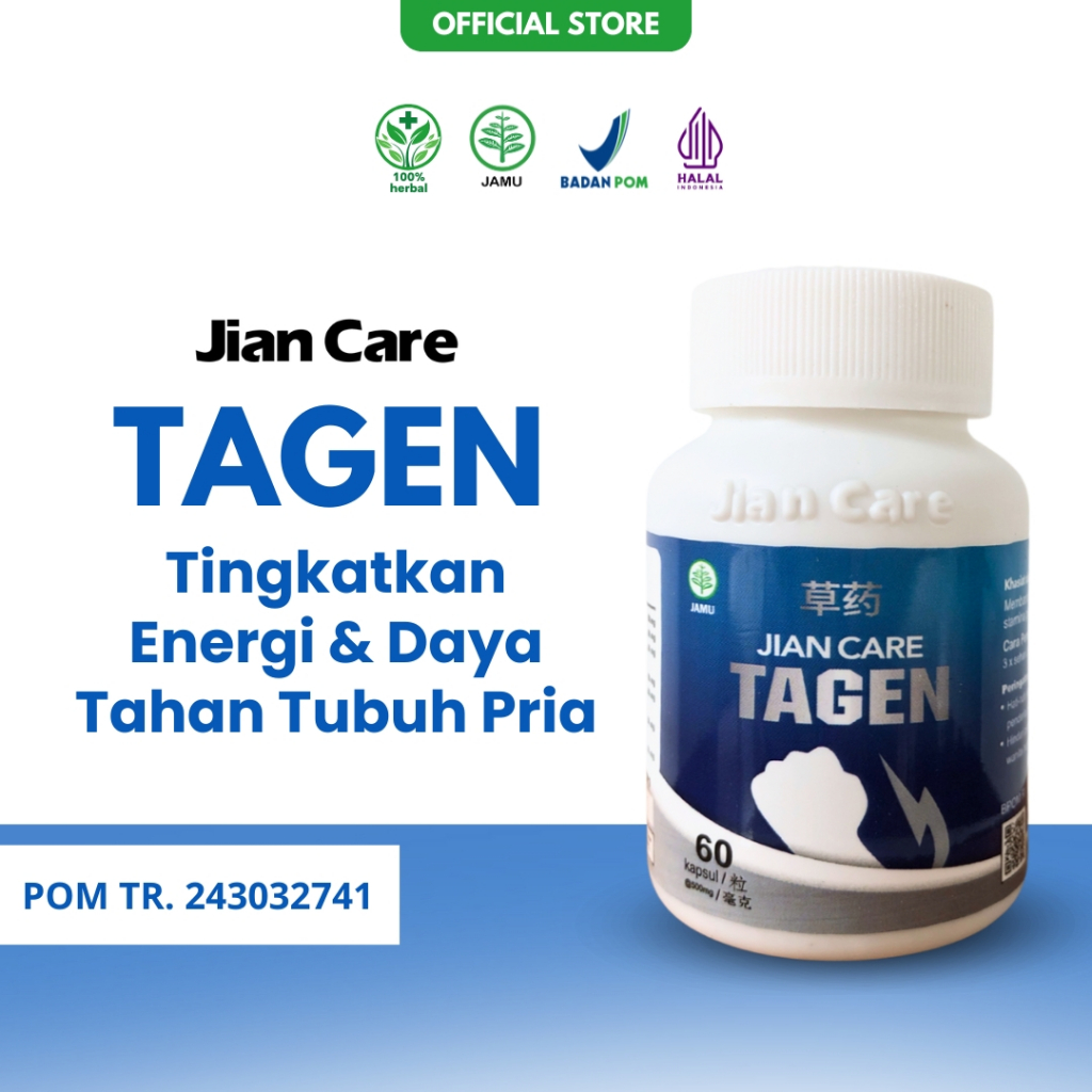 Jian Care Tagen - Herbal Cina TIngkatkan Energi & Daya Tahan Tubuh Pria