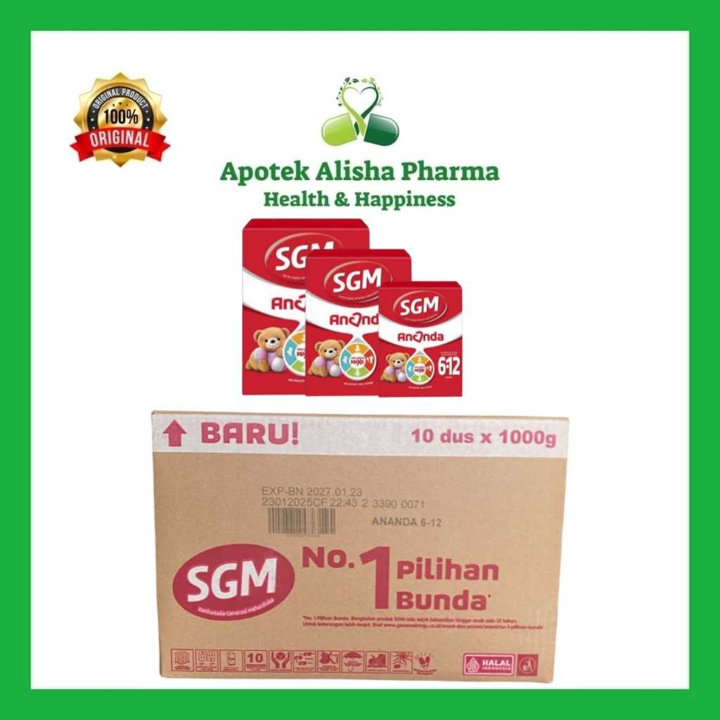 

SGM Ananda 6-12 Bulan 1000gr 3 Box