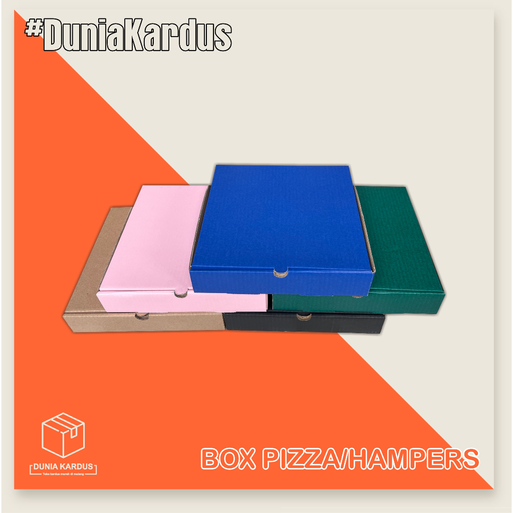 

Box Pizza/hampers 25x25x5 cm |PIZZA POLOS | BOX HAMPERS | BOX PACKING | BOX KADO | BOX PIZZA | BOX SOUVENIR |KEMASAN