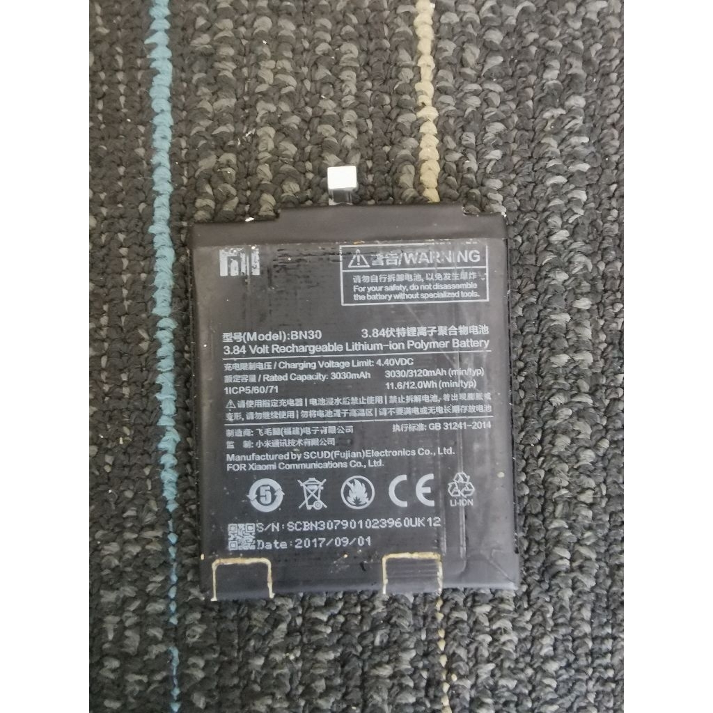 BATRE BATERAI BATU XIAOMI REDMI 4A BN30 ORIGINAL COPOTAN