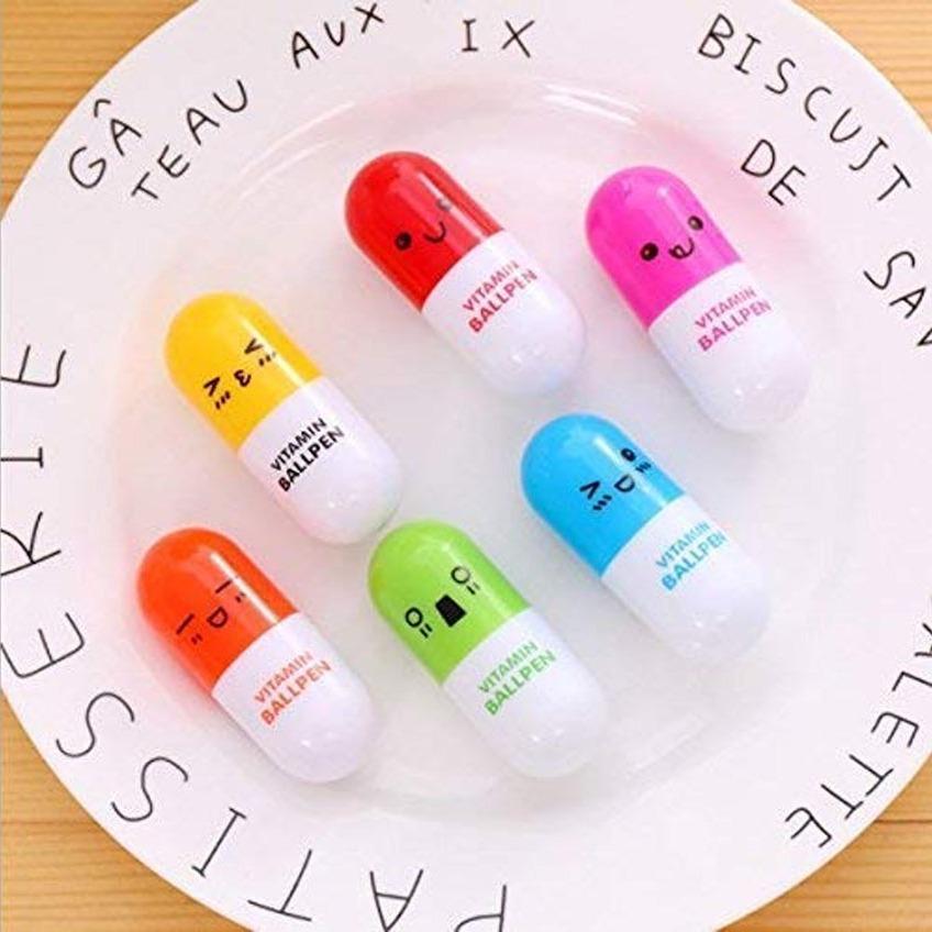 

Pulpen Kapsul Pen Vitaminn Alat Tulis Souvenir Emo Lucu Ballpoint Pena Alat Tulis Anak Sekoah