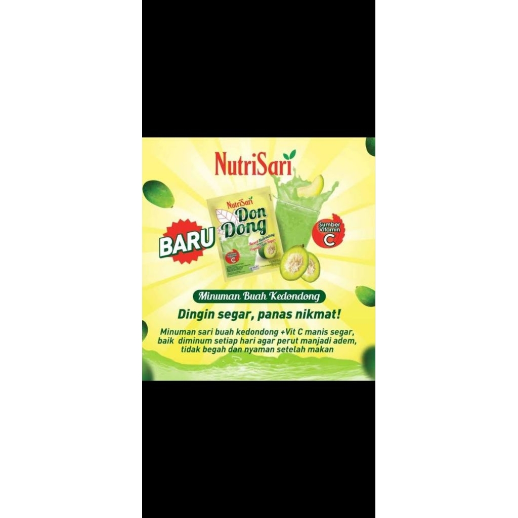 

Nutrisari Dondong sumber vitamin c