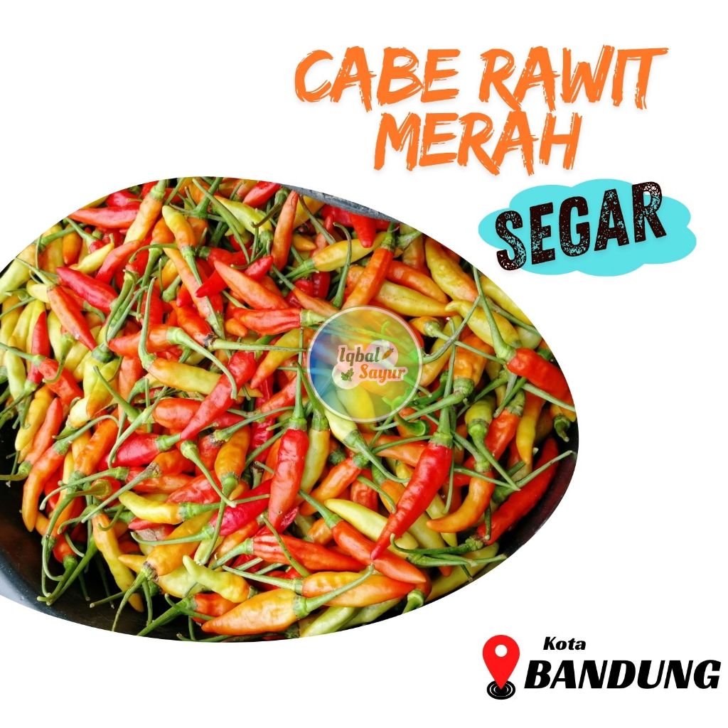 

Cabe Rawit Merah / Cengek Domba Segar Bandung
