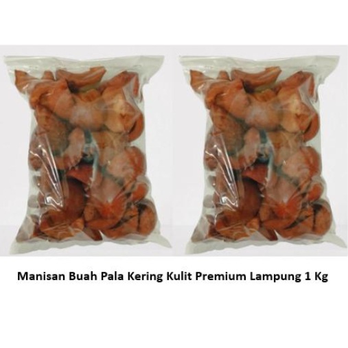 

Manisan Buah Pala Kulit Kering Khas Lampung Non-Pengawet 1 Kg