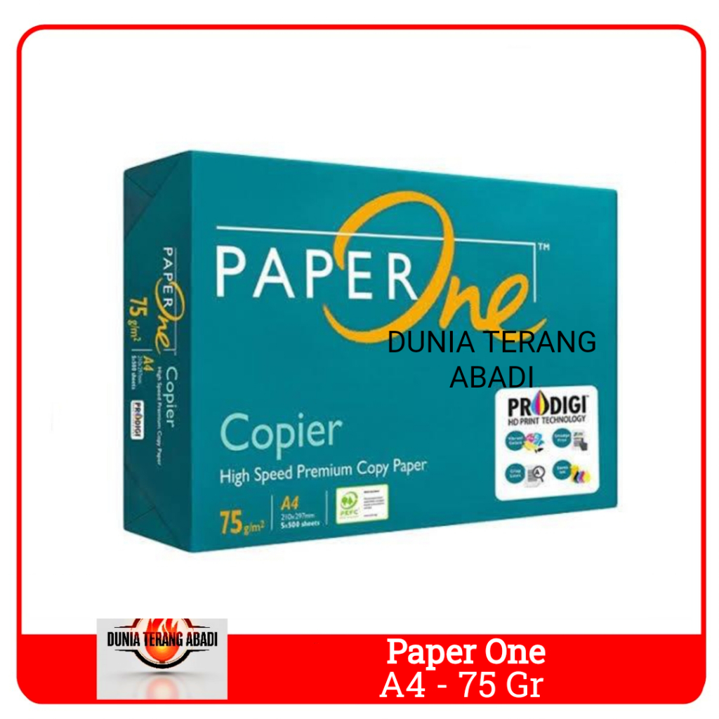 

Kertas HVS A4 75 Gram Paper One