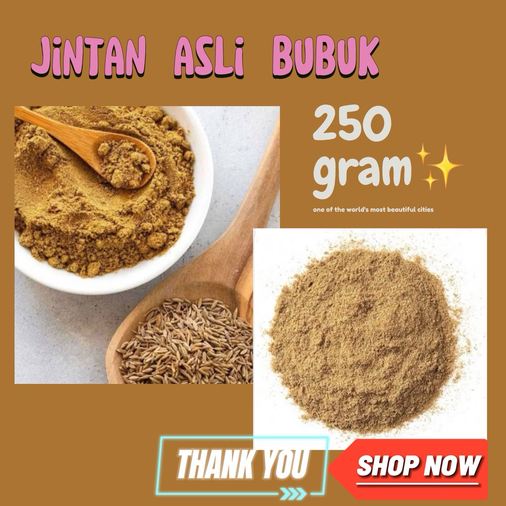 

Jintan Halus Asli / Caraway Powder 250 gram