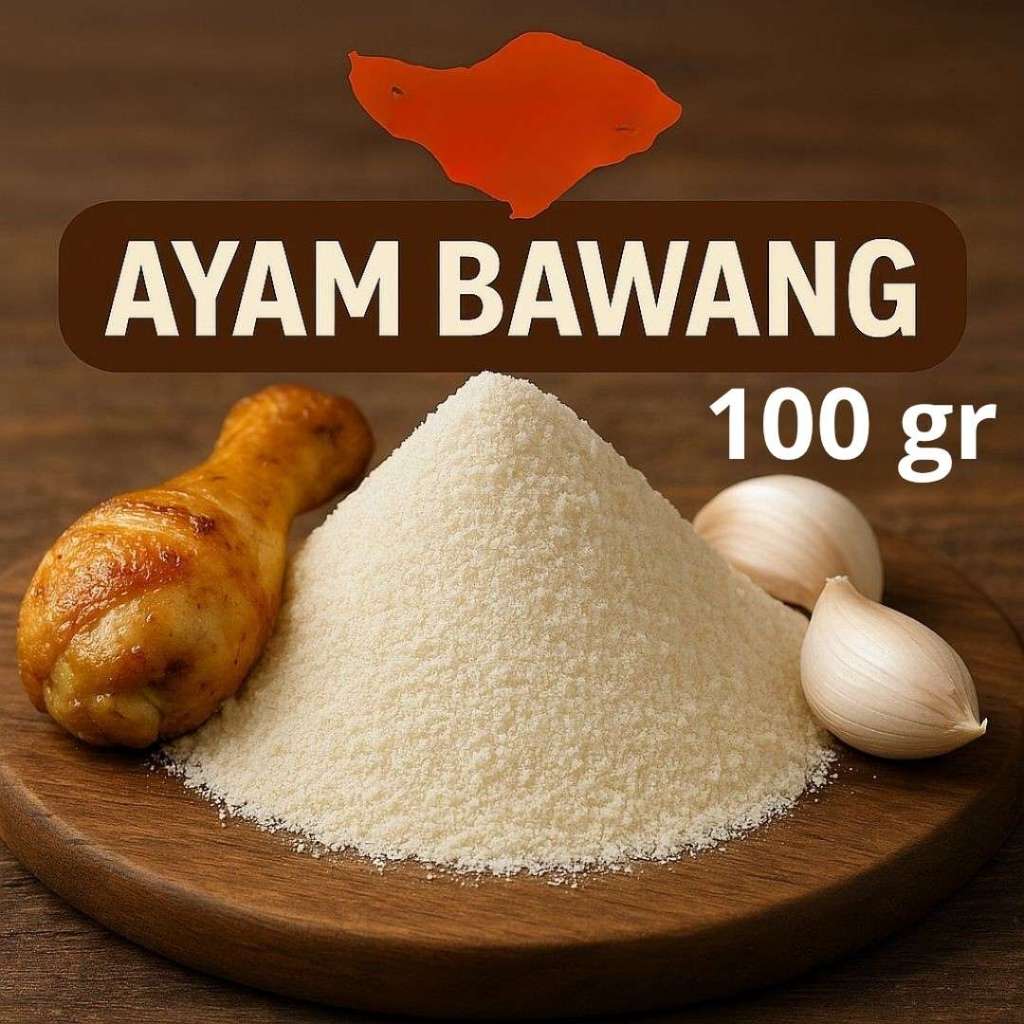 

Ayam Bawang 100 gram Bumbu Tabur Rasa Ayam Bawang Gurih Lezat