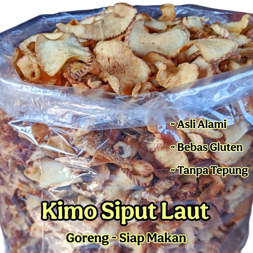 

Kimo Siput Laut Goreng Asli 250g – Keripik Alami, Tanpa Tepung, Gluten Free (Cemilan Sehat)
