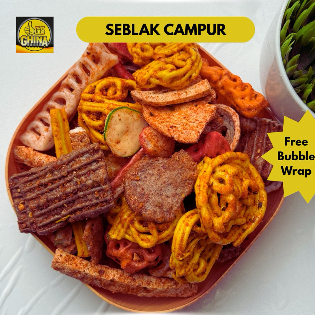 

Kerupuk seblak mix seblak campur Pedas 250gr 500gr 1kg cemilan kiloan cemilan gurih ghinasnack