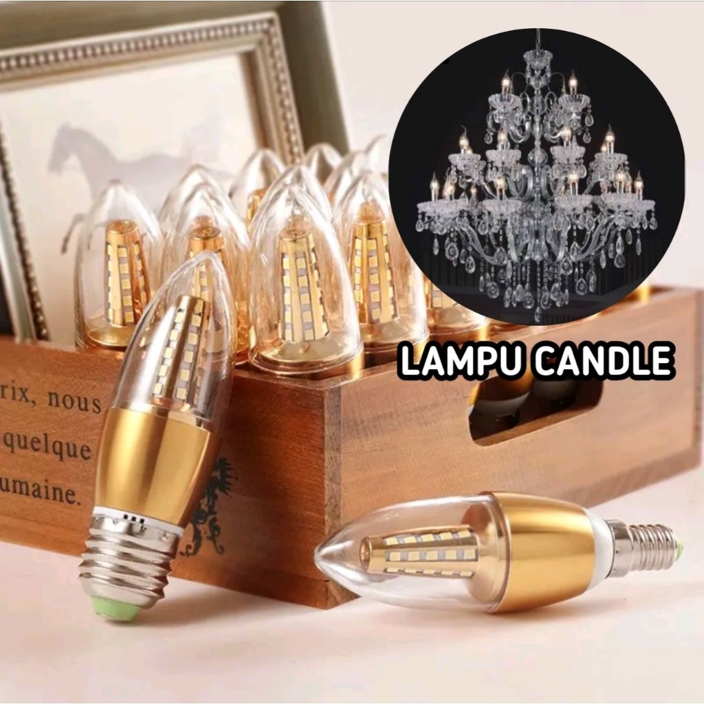 LAMPU LED CANDLE E14 E27