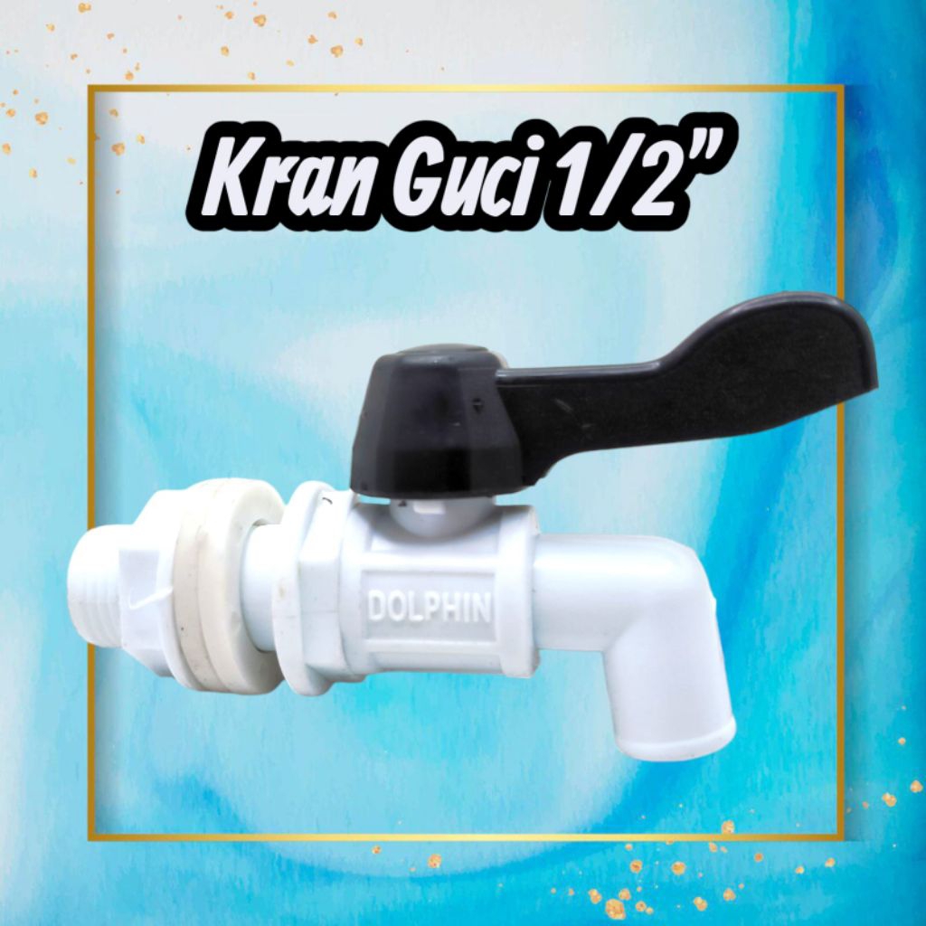 Kran Guci Dolphin 1/2" / Kran Aqua Engkol