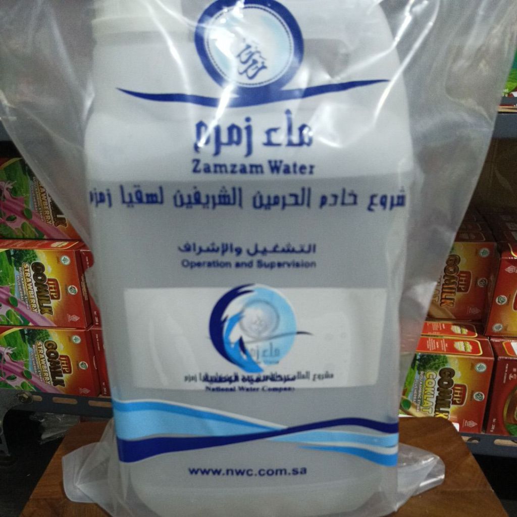

Air Zam-Zam Kemasan 5 Liter Savewrap Original Segel