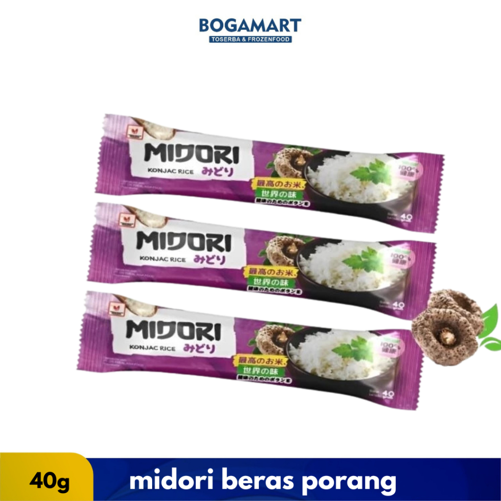 

Midori Beras PORANG 40g langsung seduh