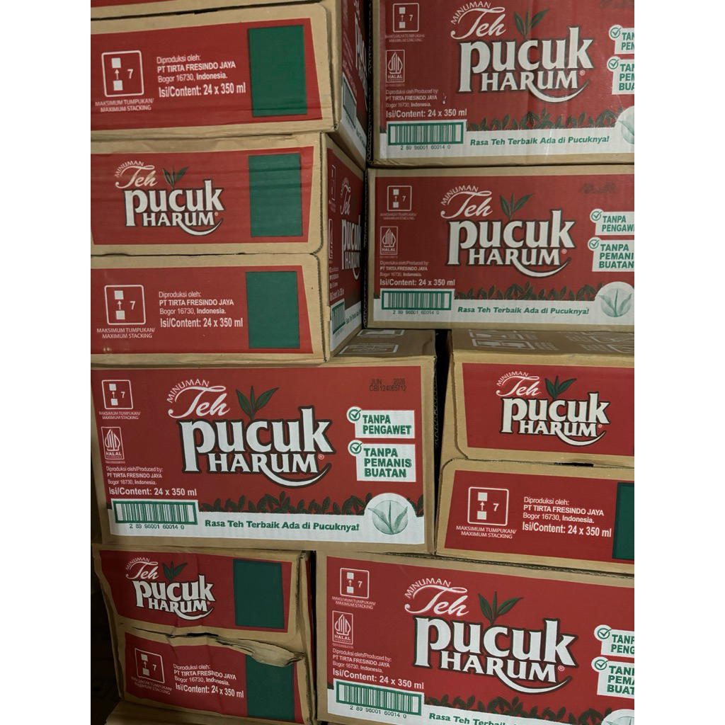 

Perdus Teh Pucuk Harum 350 ML Isi 24 Botol