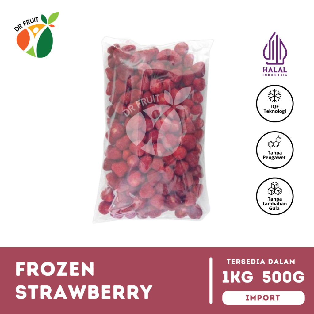 

Buah Stroberi Beku / Frozen Strawberry (IQF)