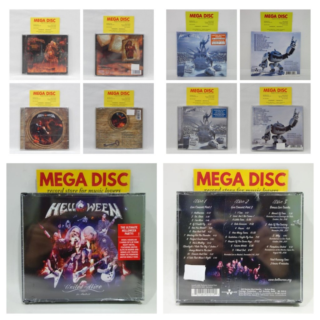 CD Helloween - Album Cek Varian/Barcode Album Audio Music
