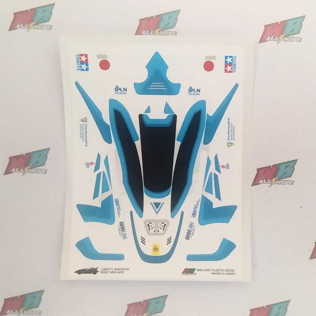 Stiker Liberty Emperor - PLN - Body Putih - Vinnyl Laminating Doft